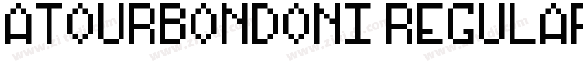 ATOurBondoni Regular字体转换